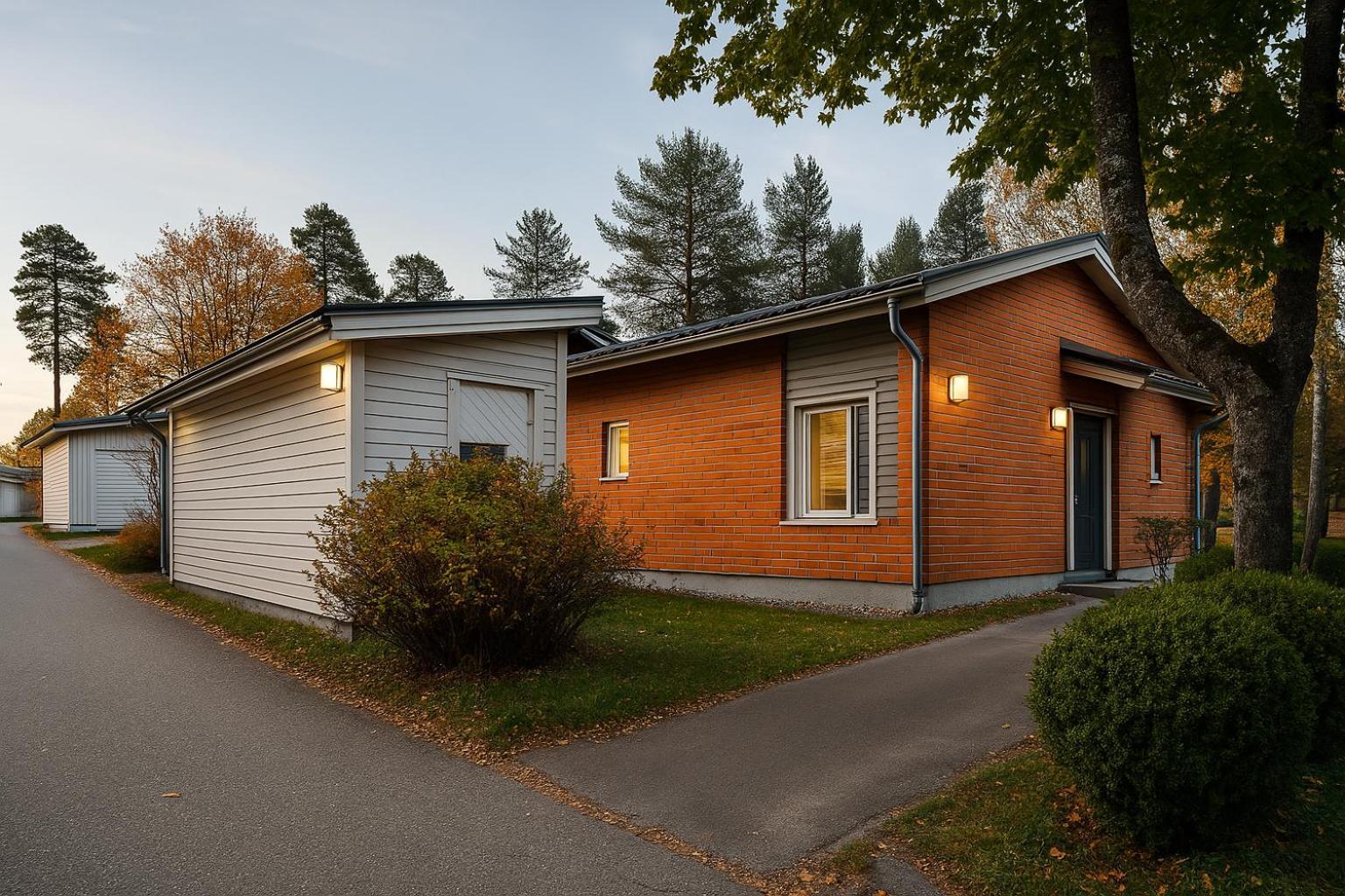 Rauhallinen Rivitalon Paeaety Porvoo Eksteriør billede